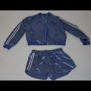 Fashion Nova Two-Piece Shorts Track Suit